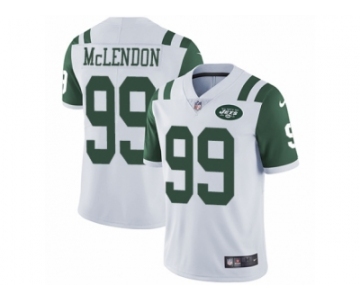 Men's Nike New York Jets #99 Steve McLendon Vapor Untouchable Limited White NFL Jersey