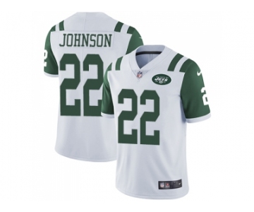 Nike New York Jets #22 Trumaine Johnson White Men Stitched NFL Vapor Untouchable Limited Jersey