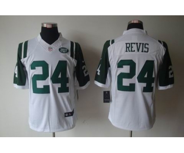 nike nfl jerseys new york jets #24 revis white[nike limited]