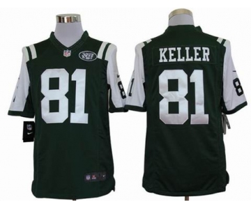 nike nfl jerseys new york jets #81 keller green[nike limited]