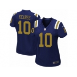 Women Nike New York Jets #10 Jermaine Kearse Game Navy Blue Alternate NFL Jersey