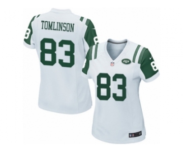 Women Nike New York Jets #83 Eric Tomlinson Game White NFL Jersey