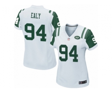 Women Nike New York Jets #94 Kony Ealy Game White NFL Jersey
