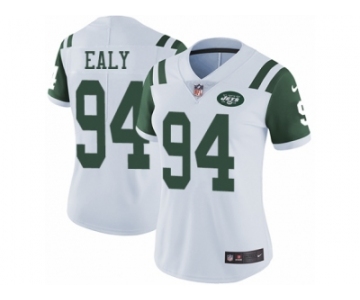 Women Nike New York Jets #94 Kony Ealy White Vapor Untouchable Limited Player NFL Jersey