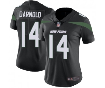 Women's New York Jets #14 Sam Darnold Black Alternate Vapor Untouchable Limited Player Football Jersey