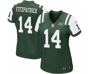 Women's Nike New York Jets #14 Ryan Fitzpatrick Green Team Color NFL Jersey