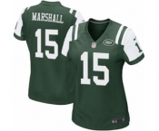 Women's Nike New York Jets #15 Brandon Marshall Green Team Color NFL Jersey