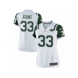 Women's Nike New York Jets #33 Jamal Adams Limited White NFL Jersey