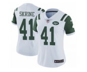 Women's Nike New York Jets #41 Buster Skrine Vapor Untouchable Limited White NFL Jersey
