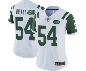 Women's Nike New York Jets #54 Avery Williamson White Vapor Untouchable Limited Player NFL Jersey