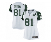 Women's Nike New York Jets #81 Quincy Enunwa Limited White NFL Jersey