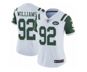 Women's Nike New York Jets #92 Leonard Williams Vapor Untouchable Limited White NFL Jersey