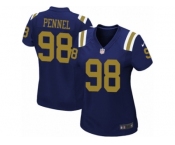 Women's Nike New York Jets #98 Mike Pennel Limited Navy Blue Alternate NFL Jersey