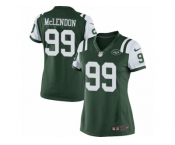 Women's Nike New York Jets #99 Steve McLendon Limited Green Team Color NFL Jersey