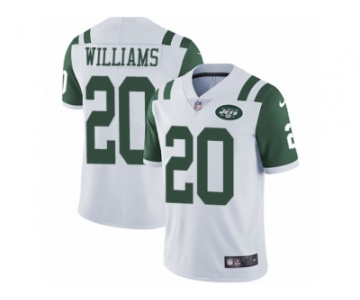Youth Nike New York Jets #20 Marcus Williams Vapor Untouchable Limited White NFL Jersey