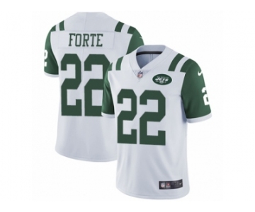 Youth Nike New York Jets #22 Matt Forte Vapor Untouchable Limited White NFL Jersey