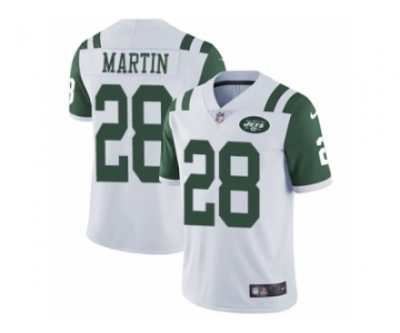 Youth Nike New York Jets #28 Curtis Martin Vapor Untouchable Limited White NFL Jersey