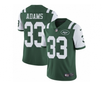 Youth Nike New York Jets #33 Jamal Adams Vapor Untouchable Limited Green Team Color NFL Jersey