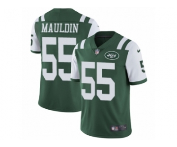 Youth Nike New York Jets #55 Lorenzo Mauldin Vapor Untouchable Limited Green Team Color NFL Jersey