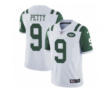 Youth Nike New York Jets #9 Bryce Petty Vapor Untouchable Limited White NFL Jersey