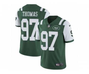 Youth Nike New York Jets #97 Lawrence Thomas Vapor Untouchable Limited Green Team Color NFL Jersey