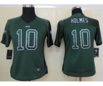 nike women nfl jerseys new york jets #10 santonio holmes green[Elite drift fashion]