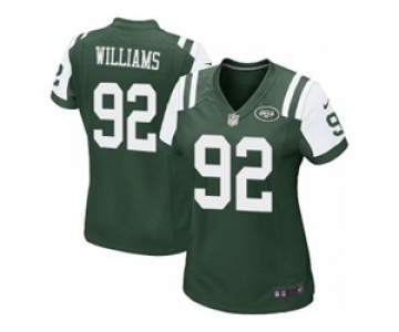 nike women nfl jerseys new york jets #92 leonard williams green[nike]