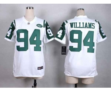 nike women nfl jerseys new york jets #94 williams white[nike]
