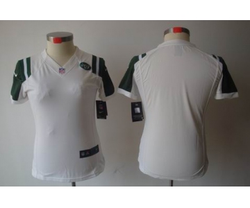 nike women nfl jerseys new york jets blank white[nike limited]