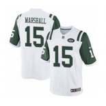 Youth Nike New York Jets #15 Brandon Marshall White NFL Jersey