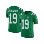 Youth Nike New York Jets #19 Keyshawn Johnson Limited Green Rush NFL Jersey