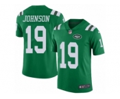 Youth Nike New York Jets #19 Keyshawn Johnson Limited Green Rush NFL Jersey