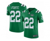 Youth Nike New York Jets #22 Matt Forte Limited Green Rush NFL Jersey
