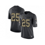 Youth Nike New York Jets #25 Shamarko Thomas Limited Black 2016 Salute to Service NFL Jersey