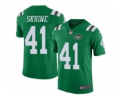 Youth Nike New York Jets #41 Buster Skrine Limited Green Rush NFL Jersey