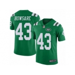 Youth Nike New York Jets #43 Julian Howsare Limited Green Rush NFL Jersey