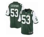 Youth Nike New York Jets #53 Mike Catapano Limited Green Team Color NFL Jersey
