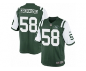 Youth Nike New York Jets #58 Erin Henderson Limited Green Team Color NFL Jersey