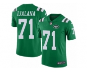 Youth Nike New York Jets #71 Ben Ijalana Limited Green Rush NFL Jersey