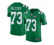 Youth Nike New York Jets #73 Joe Klecko Limited Green Rush NFL Jersey