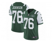 Youth Nike New York Jets #76 Wesley Johnson Green Team Color Vapor Untouchable Elite Player NFL Jersey