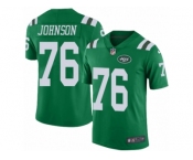Youth Nike New York Jets #76 Wesley Johnson Limited Green Rush Vapor Untouchable NFL Jersey