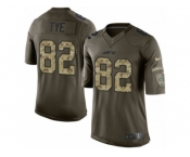 Youth Nike New York Jets #82 Will Tye Limited Green Salute to Service NFL Jersey