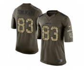 Youth Nike New York Jets #83 Eric Tomlinson Limited Green Salute to Service NFL Jersey