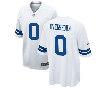 Men Nike Dallas Cowboys #0 DeMarvion Overshown Game White NFL Jersey