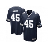 Men Nike Dallas Cowboys #45 Rod Smith Game Navy Blue Team Color NFL Jersey
