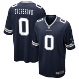 Men's Dallas Cowboys #0 DeMarvion Overshown Game Navy Blue Team Color Football Jersey