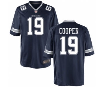 Men's Nike Dallas Cowboys #19 Amari Cooper Game Navy Blue Team Color NFL Jersey