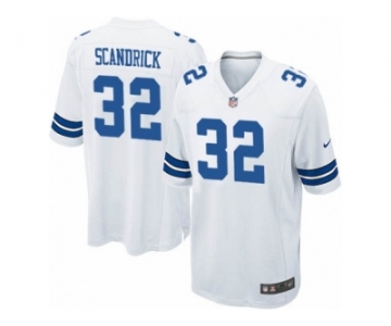 Men's Nike Dallas Cowboys #32 Orlando Scandrick Game White NFL Jersey