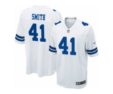 Men's Nike Dallas Cowboys #41 Keith Smith Game White NFL Jersey